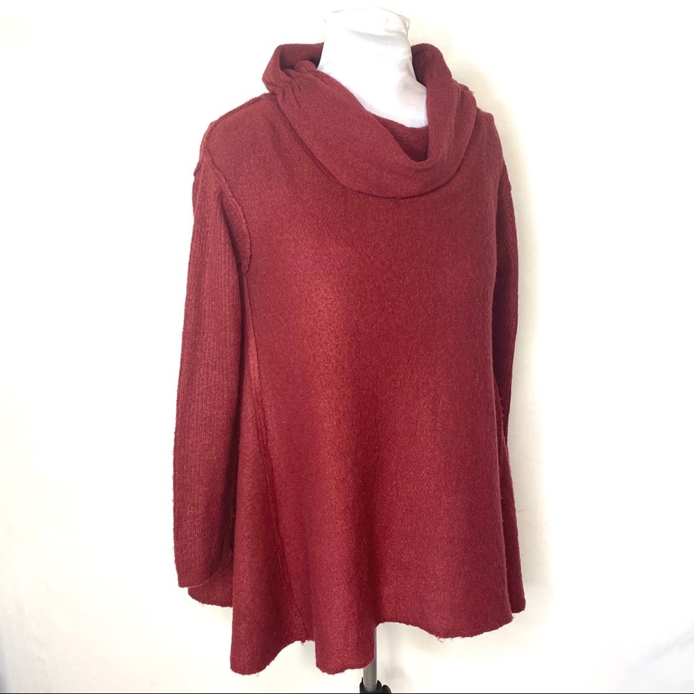 Neely Sweater Cowl Neck Tunic Pullover Oversized‎ M